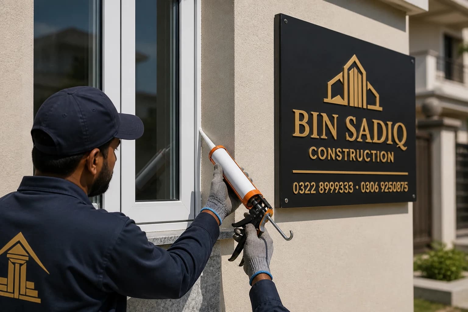 UPVC aluminium window fitting Lahore Bin Sadiq