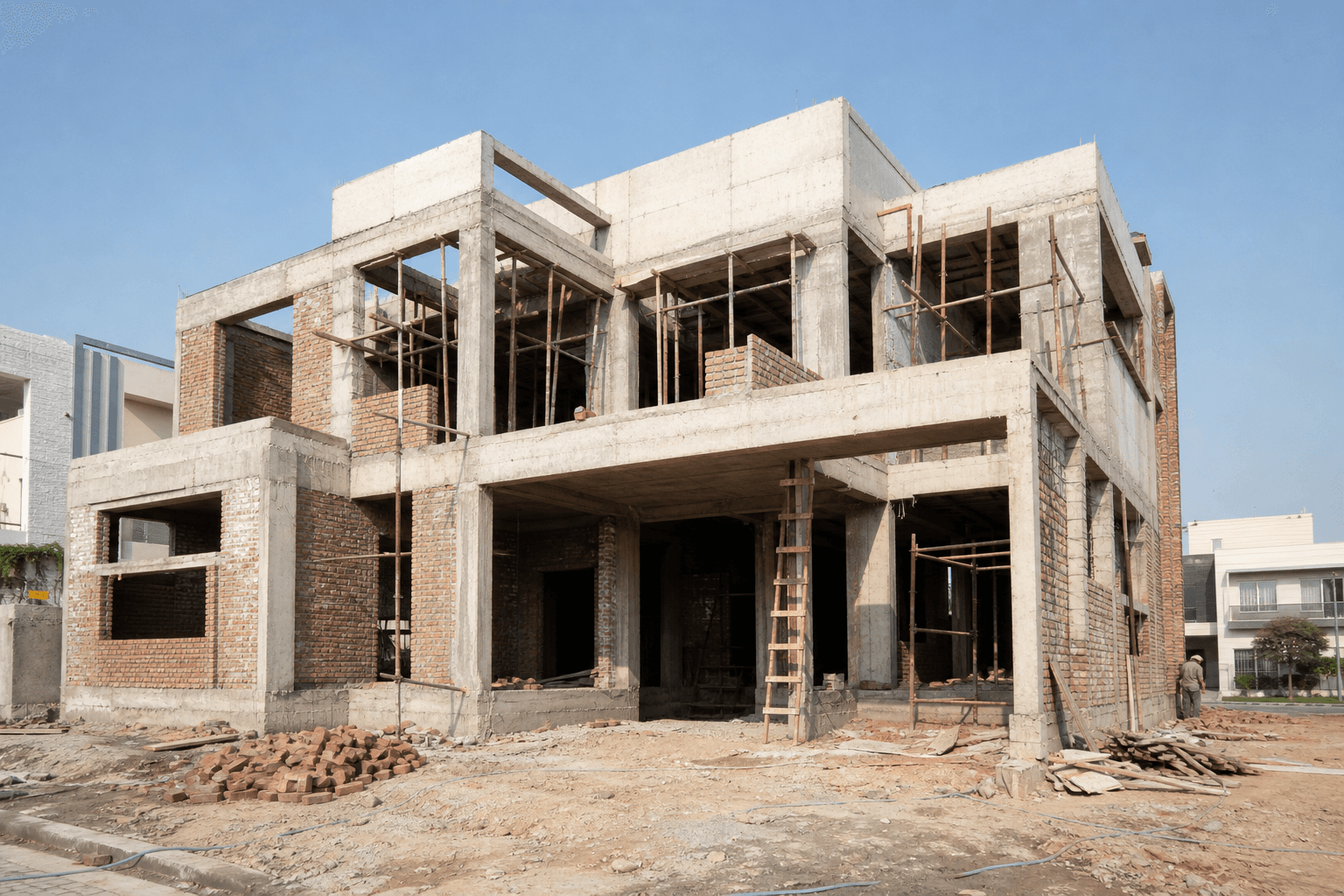 Grey Structure Cost in Lahore 2026 — Per Sq Ft Rates & What's Included