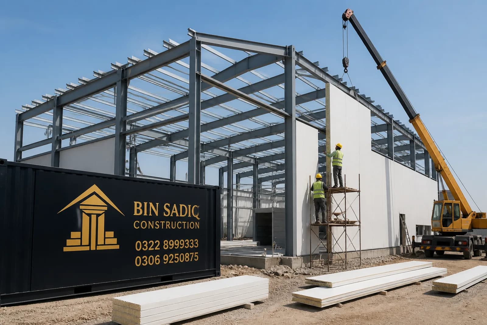 Coldstore Construction — PEB, Panels & Engineering Guide — Bin Sadiq Construction Lahore