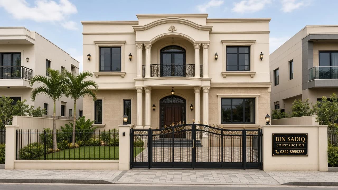 Finished 1 kanal luxury house Bahria Orchard Lahore after turnkey