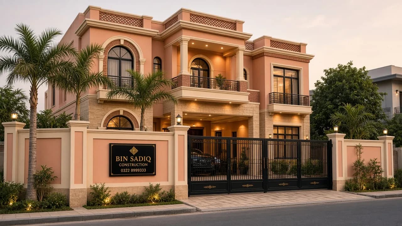 Finished 1 kanal luxury house Eden Canal Villas Lahore