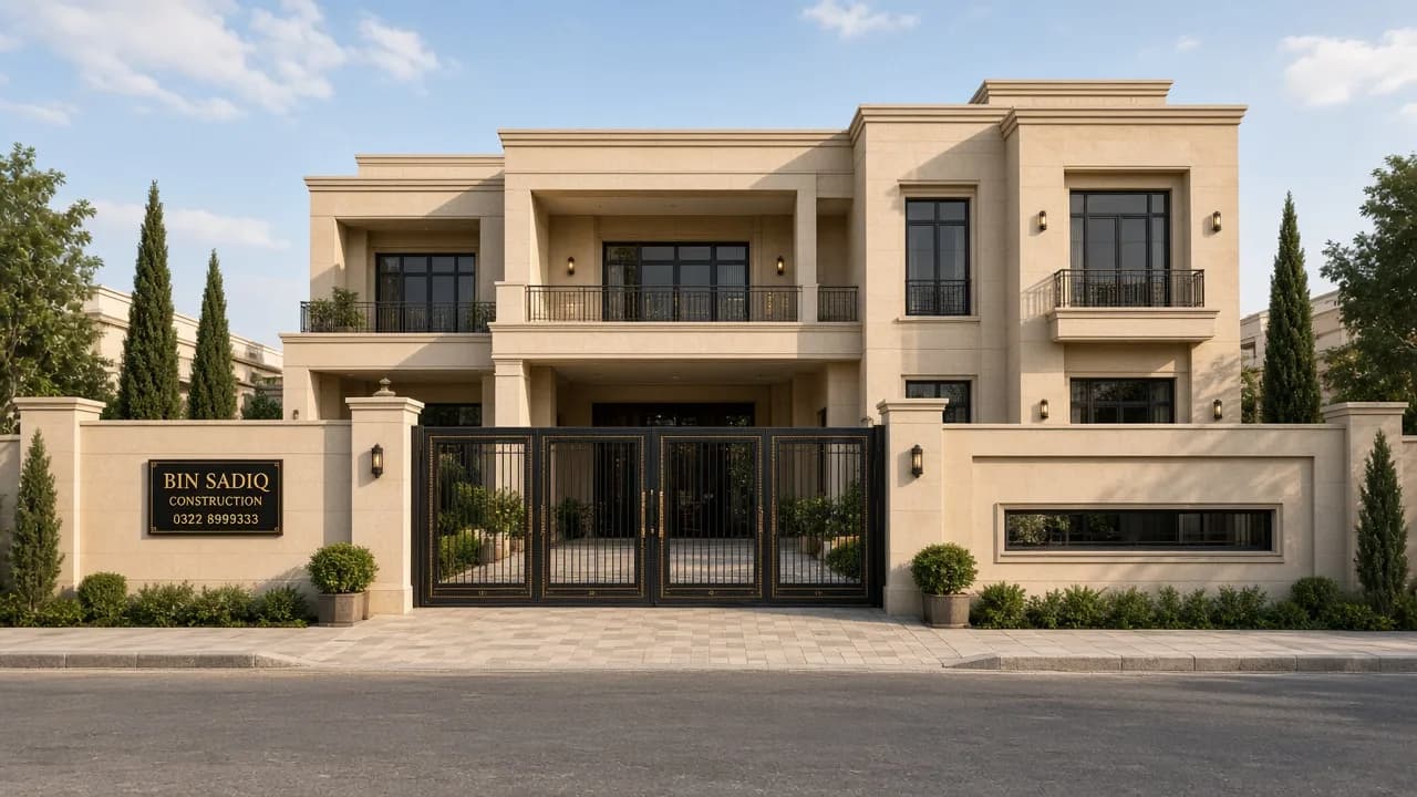 Finished 1 kanal luxury house Paragon City Lahore