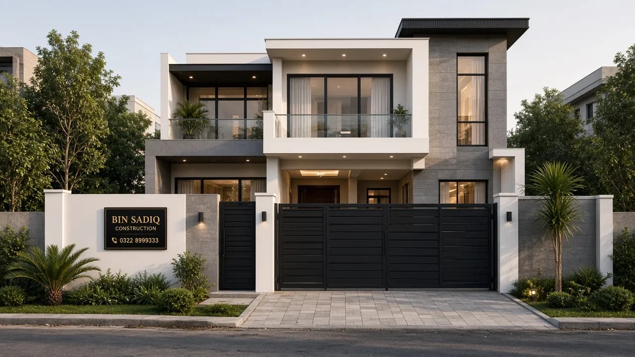 Finished 1 kanal modern luxury house Park View City Lahore