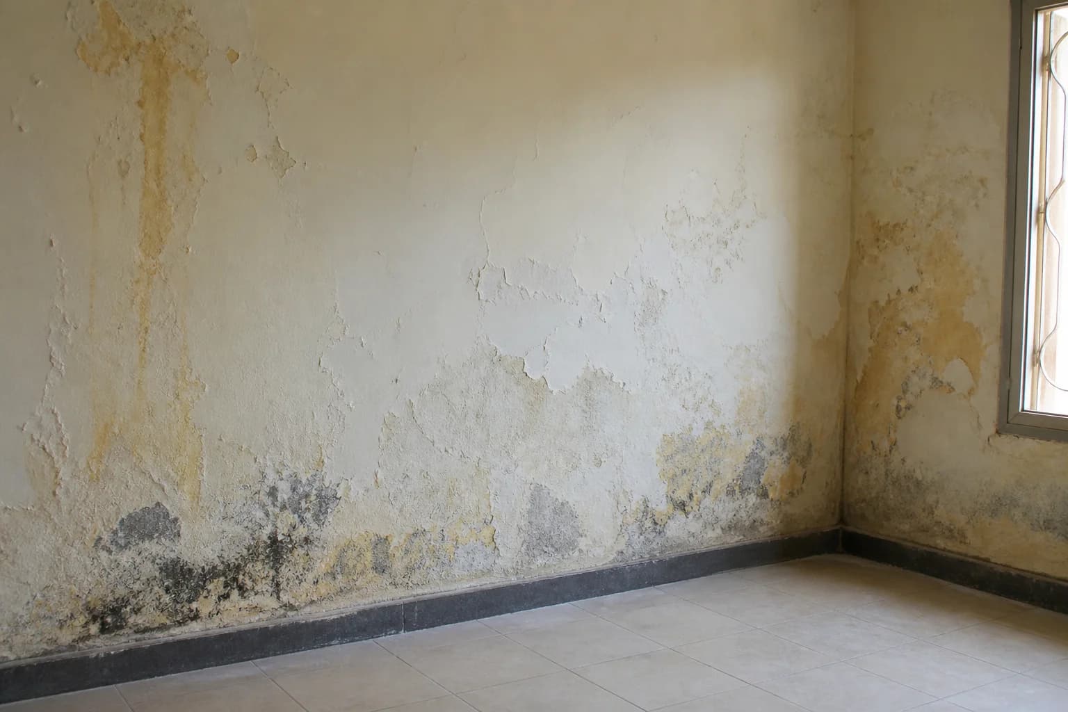 Damp Wall Painting & Seepage Treatment Lahore — Fix Before You Paint — Bin Sadiq Construction Lahore