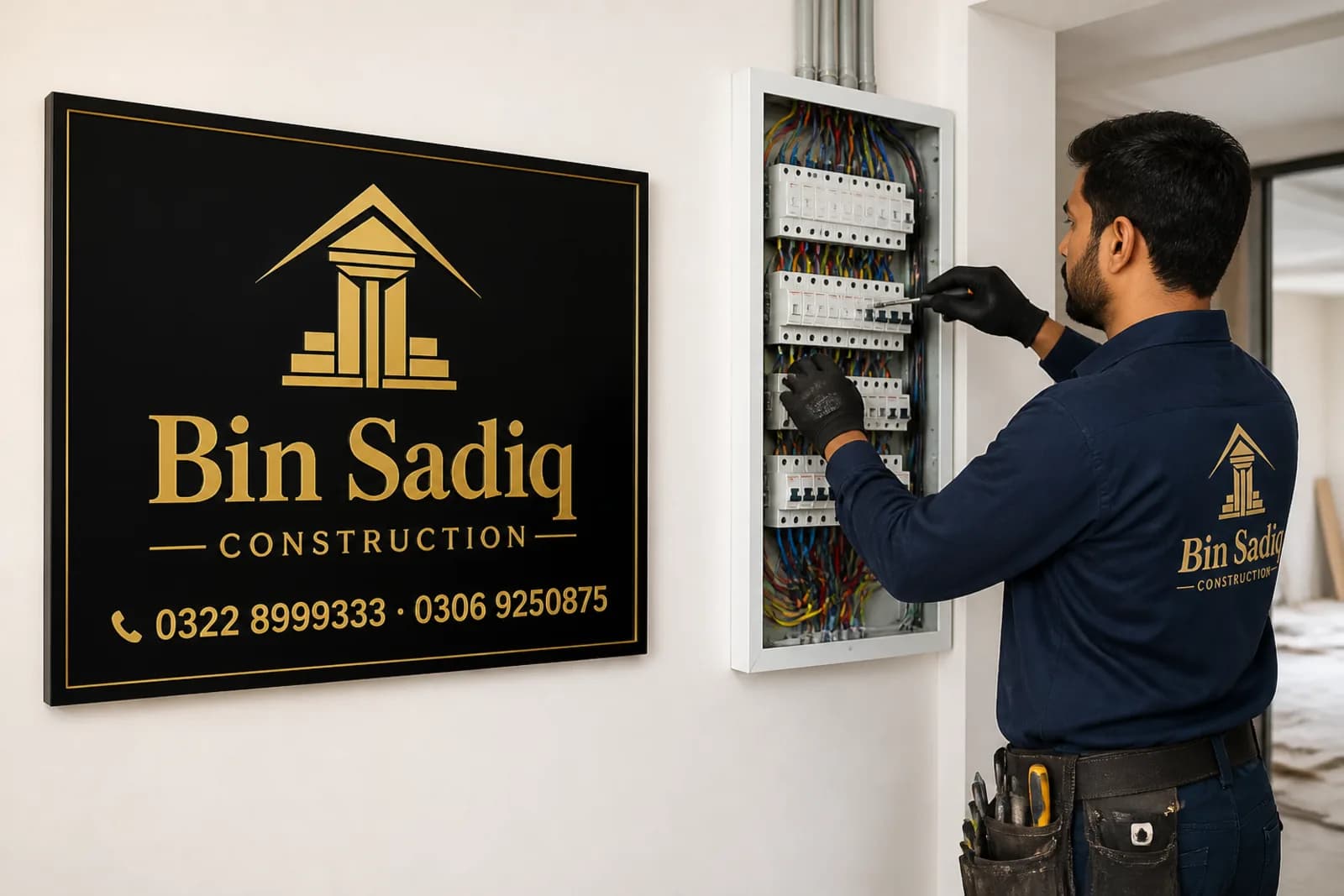 Electrical Works Cost in Lahore — 5 Marla, 10 Marla, 1 Kanal & Factory — Bin Sadiq Construction Lahore