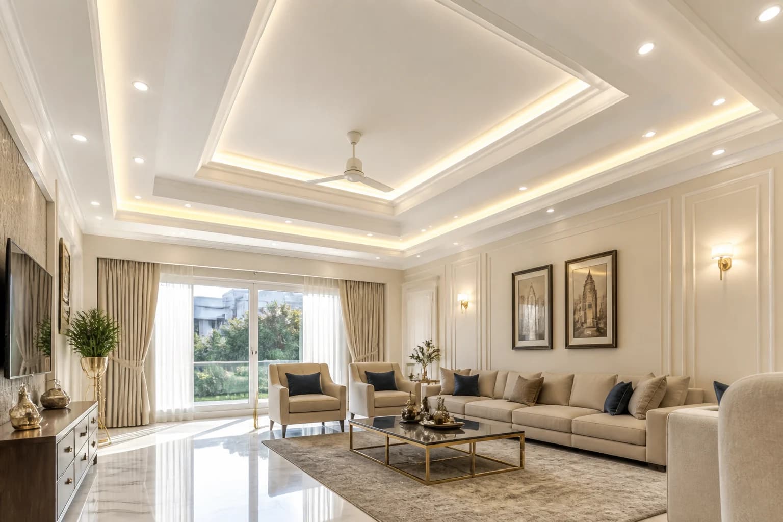 False Ceiling Contractor Lahore — POP & Gypsum Designs — Bin Sadiq Construction Lahore
