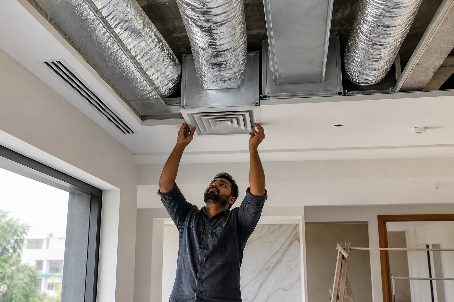 AC ducting ventilation Lahore Bin Sadiq