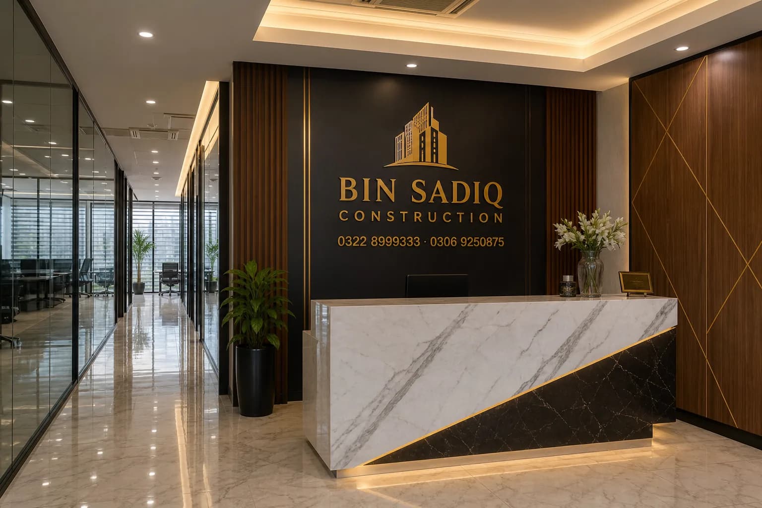 Interior Finishing Contractor in Pakistan — Residential & Commercial Fit-Out — Bin Sadiq Construction Lahore