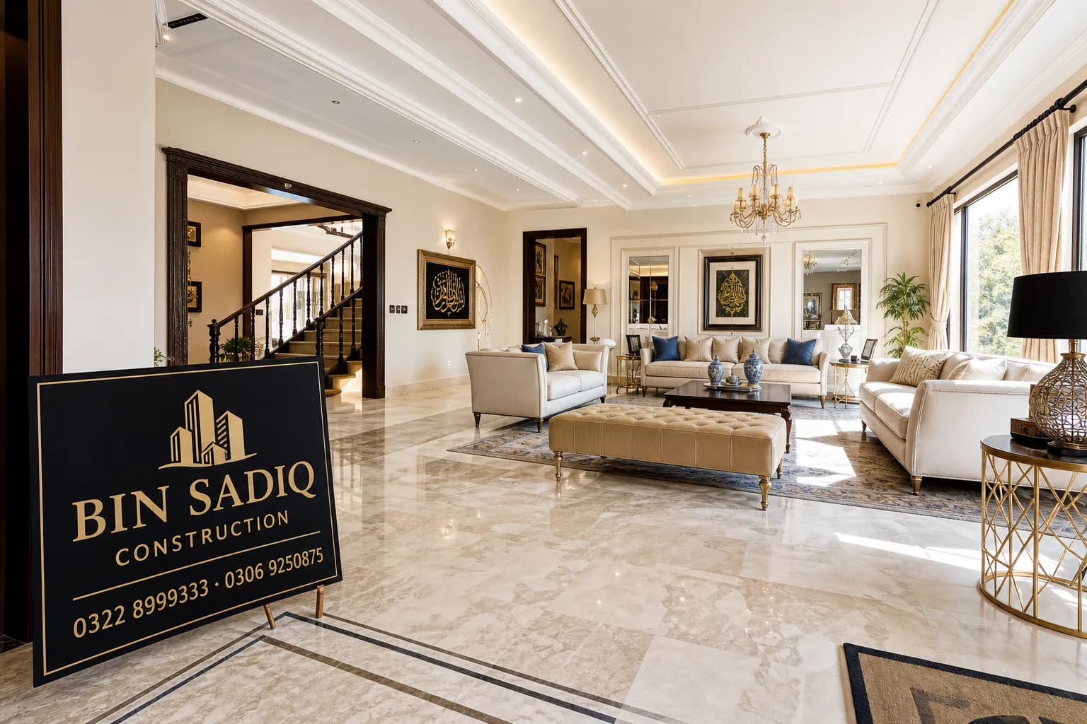 Luxury Marble, Granite & Tiles Installation Company in Lahore, Pakistan — Bin Sadiq Construction Lahore
