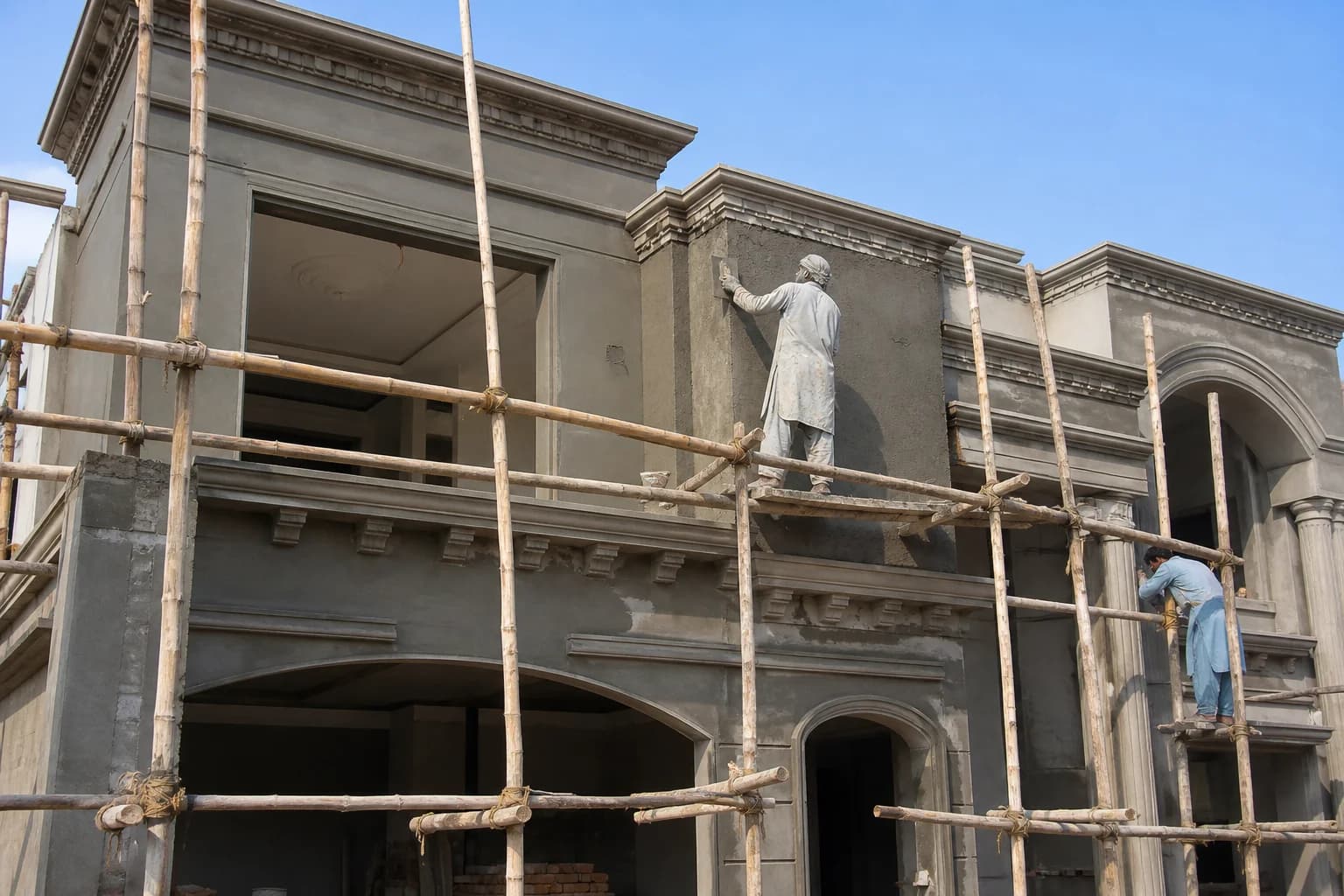 External and internal plaster work Lahore