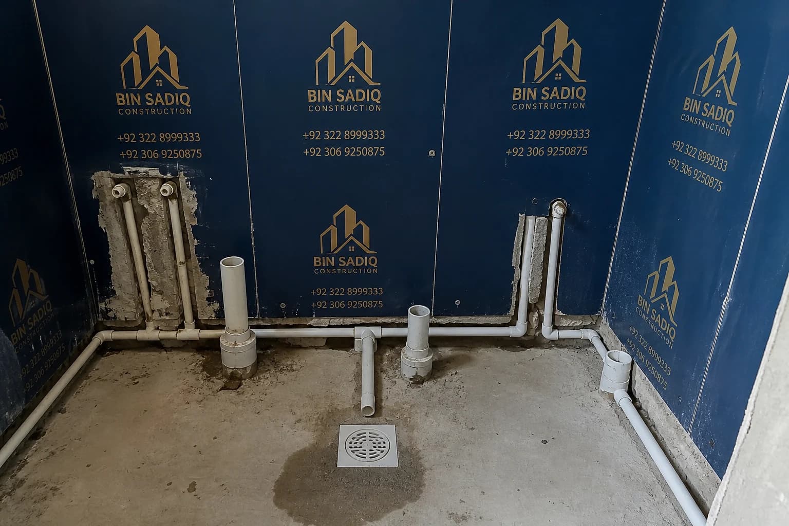 Plumbing drainage installation Lahore Bin Sadiq
