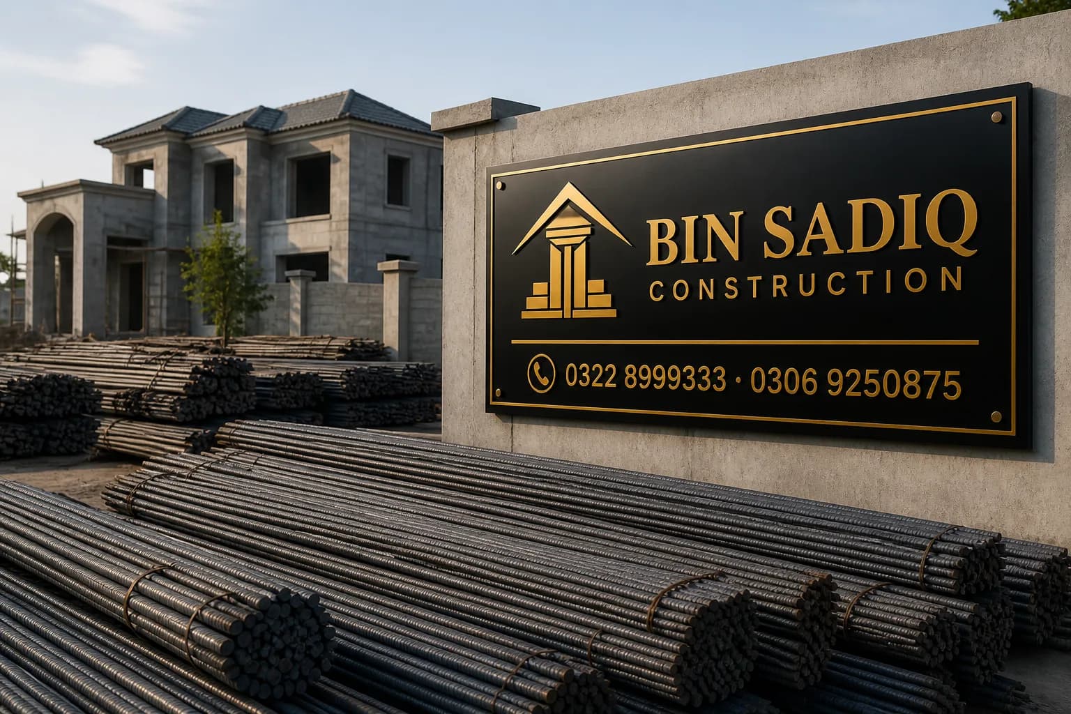 Steel (Sarya) Price in Pakistan Today — Rate per Ton & kg — Bin Sadiq Construction Lahore