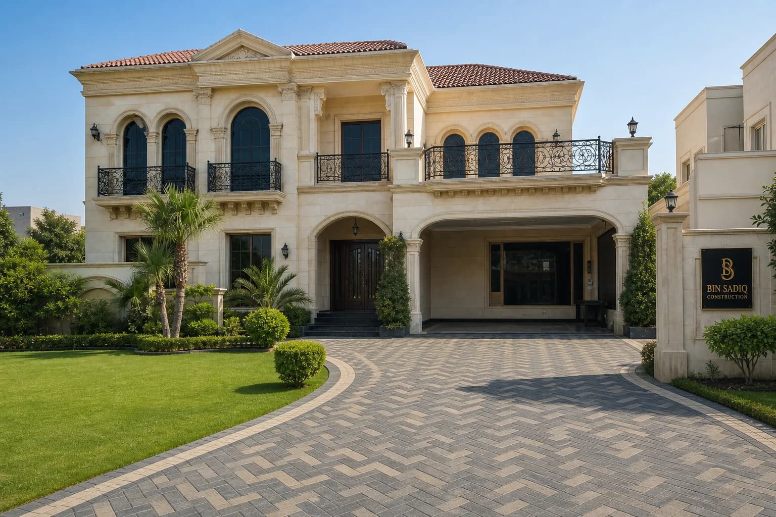 Tuff Tile Contractor Lahore — Driveway, Parking & Pathway Installation — Bin Sadiq Construction Lahore
