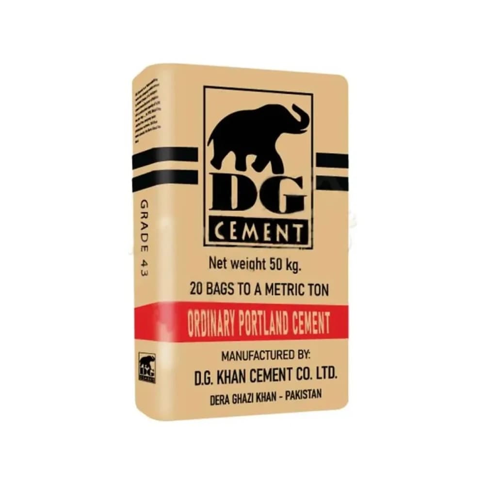 DG Cement OPC Grade 43 50kg real bag photo